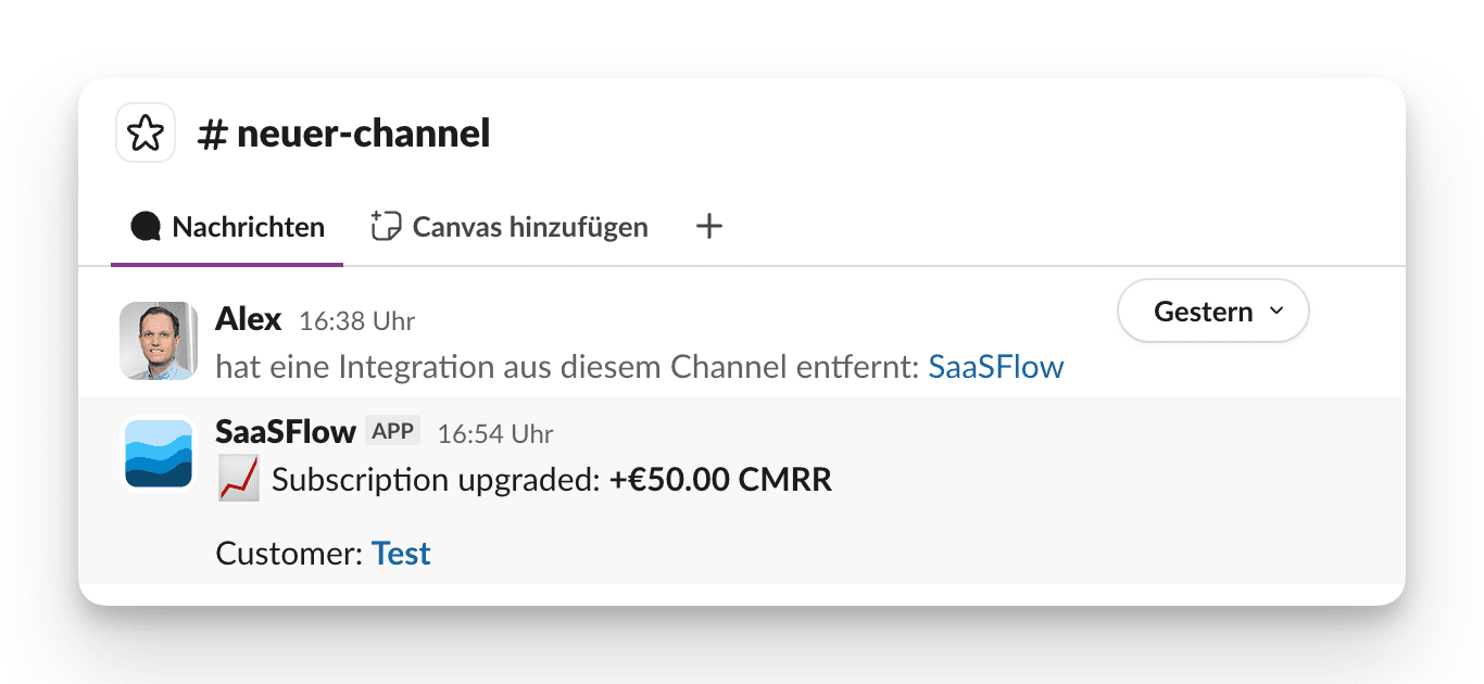 Slack integration