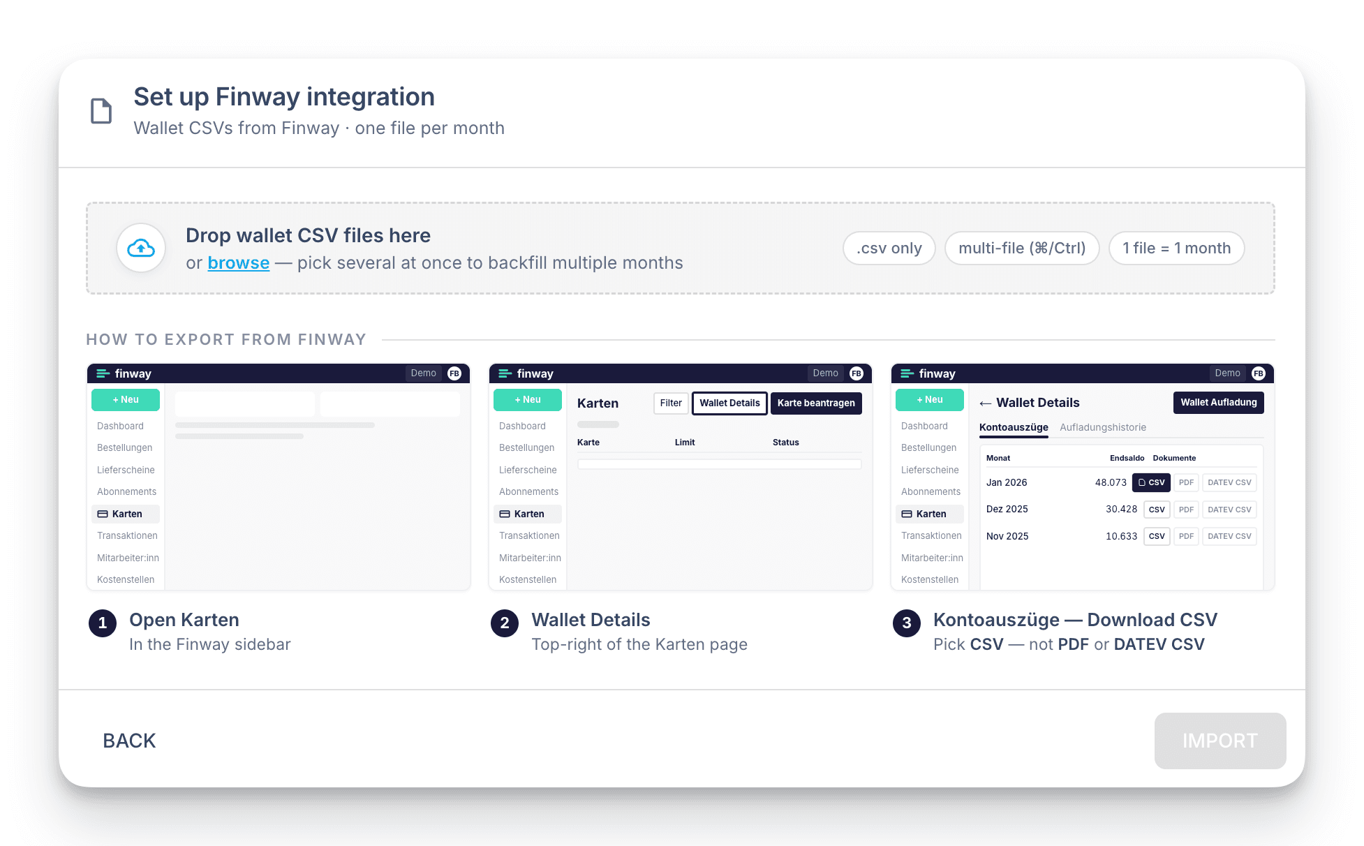 Finway integration